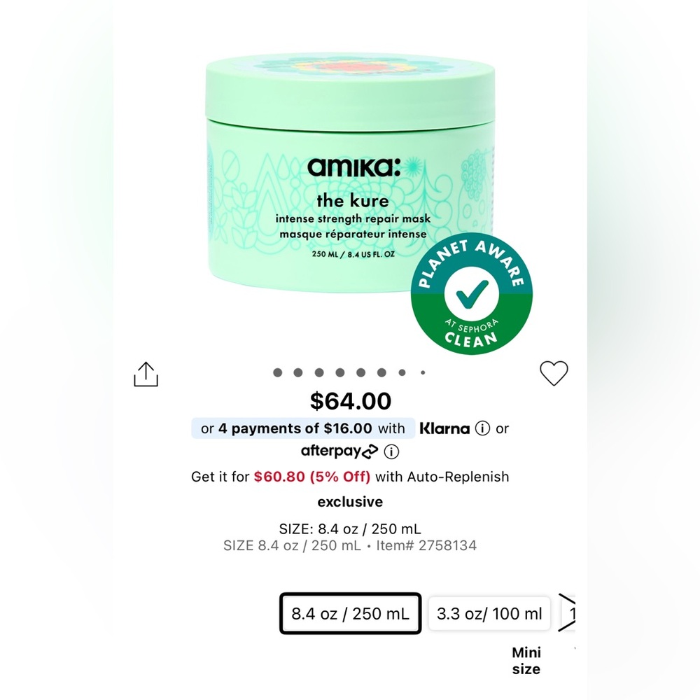 Bundle TWO The Kure Repair Mask